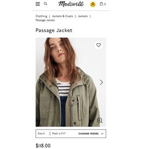 Madewell passage jacket